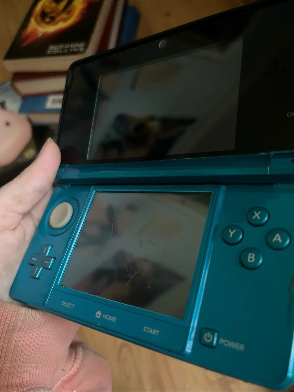 Nintendo 3DS console blue aqua(TESTED WORKS GREAT!)